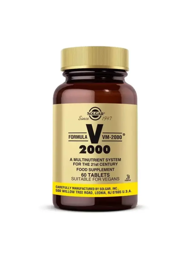 Solgar Formula VM-2000 Multivitamin ve Mineral 60 Tablet - 1