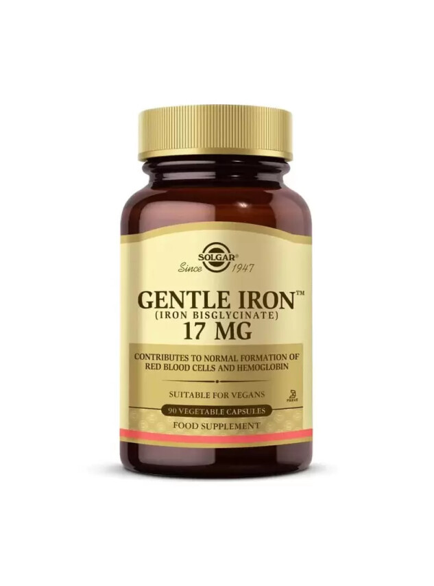 Solgar Gentle Iron 17 mg 90 Kapsül - Solgar