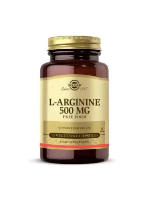Solgar L-Arginine 500 mg 50 Kapsül - Solgar