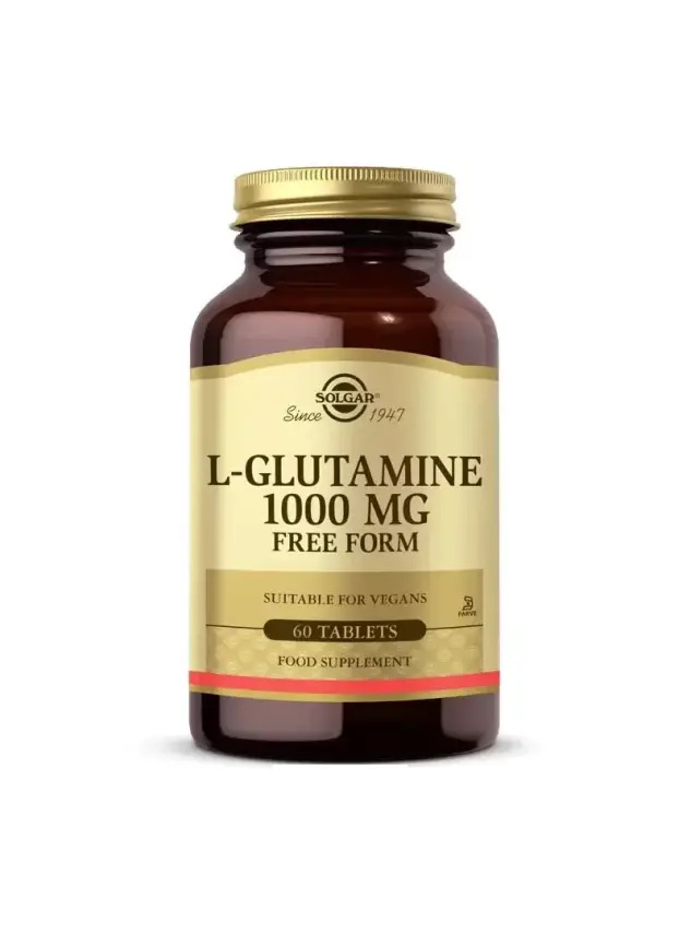 Solgar L-Glutamine 1000 mg 60 Tablet - 1