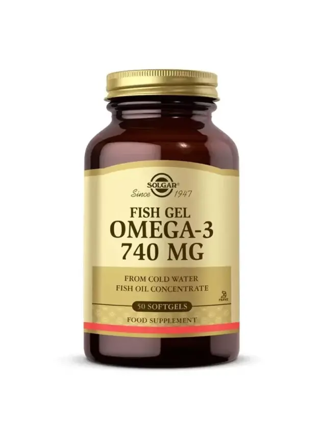 Solgar Omega-3 740 Mg Fish Gel 50 Yumuşak Jelatinli Kapsül - 1