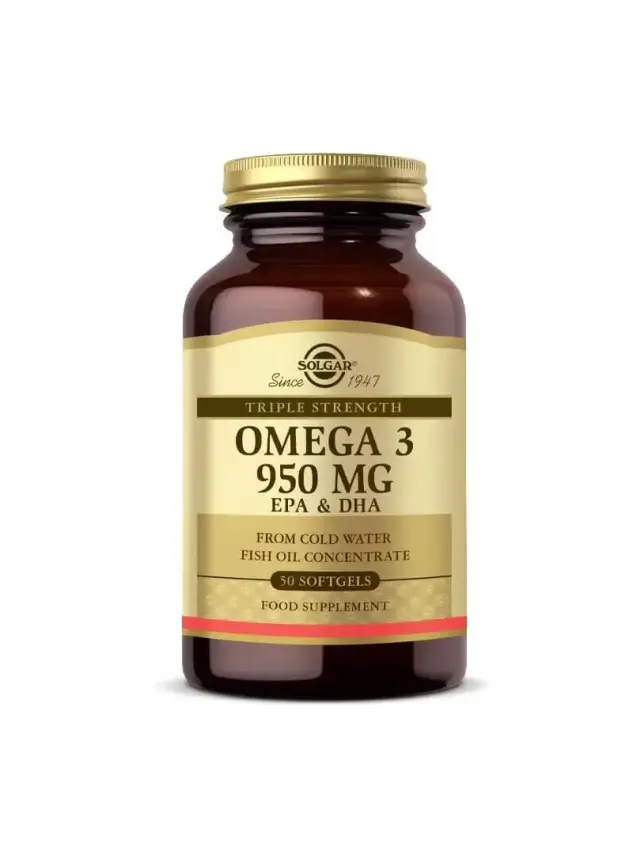 Solgar Omega 3 950 mg 50 Yumuşak Kapsül - 1