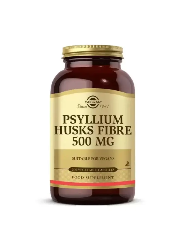 Solgar Psyllium Husks Fibre 200 Kapsül - 1