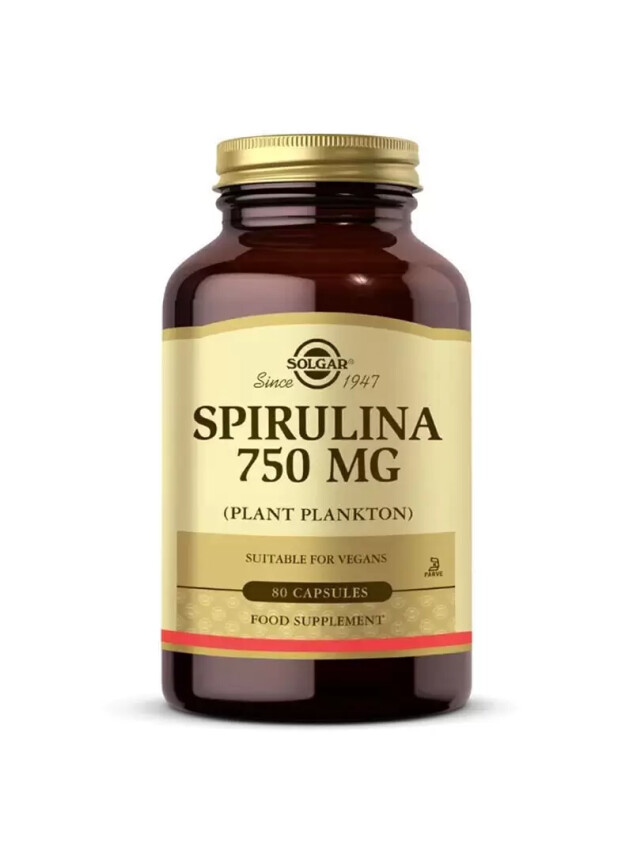 Solgar Spirulina 750 Mg 80 Kapsül - Solgar