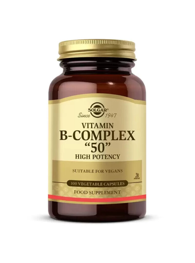 Solgar Vitamin B-Complex 50 - 100 Bitkisel Kapsül - Solgar