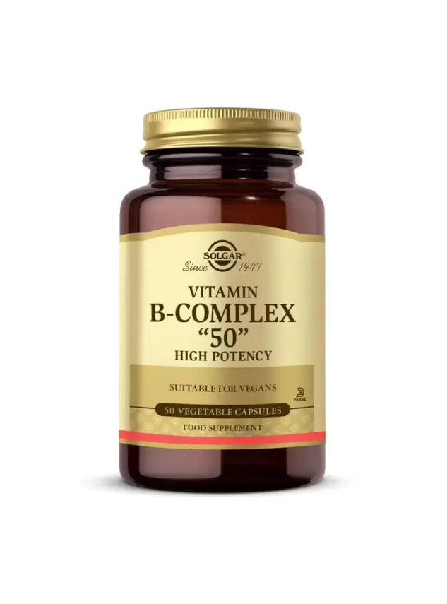 Solgar Vitamin B-Complex -50- 50 Kapsül - Solgar