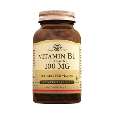 Solgar Vitamin B1 (Thiamin) 100 mg 100 Kapsül - Solgar