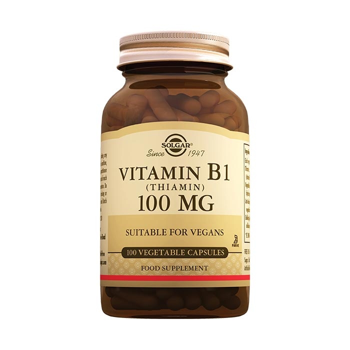 Solgar Vitamin B1 (Thiamin) 100 mg 100 Kapsül - 1
