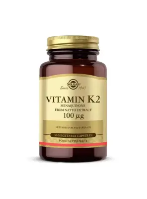 OUTLET - Solgar Vitamin K2 100 mcg 50 Kapsül - Solgar