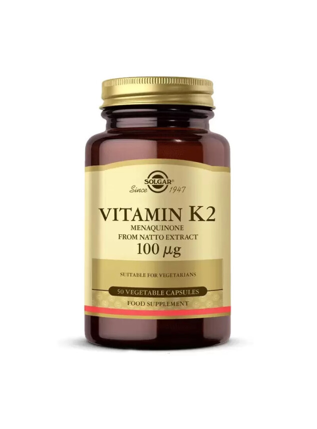 Solgar Vitamin K2 100 mcg 50 Kapsül - Solgar