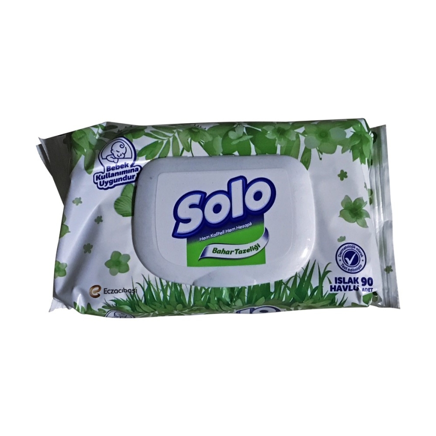 Solo Islak Havlu 90 Yaprak - Bahar Tazeliği - 1