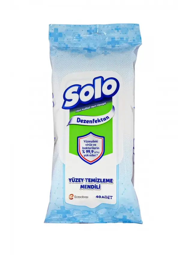 Solo Yüzey Temizleme Mendili 40 Adet - 2