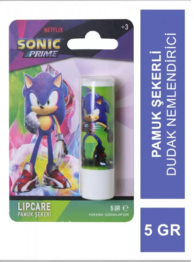 Sonic Lipcare Çocuk Dudak Koruyucu Pamuk Şekerli 5 gr - 1