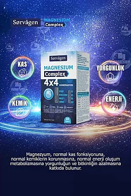 Sorvagen Magnesium Complex 4x4 Combination 60 Tablet - 4