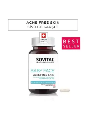 Sovital Baby Face - Akne Sivilce Karşıtı - 90 Kapsül - 1