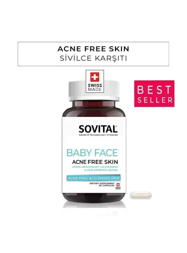 Sovital Baby Face - Akne Sivilce Karşıtı - 90 Kapsül - 1