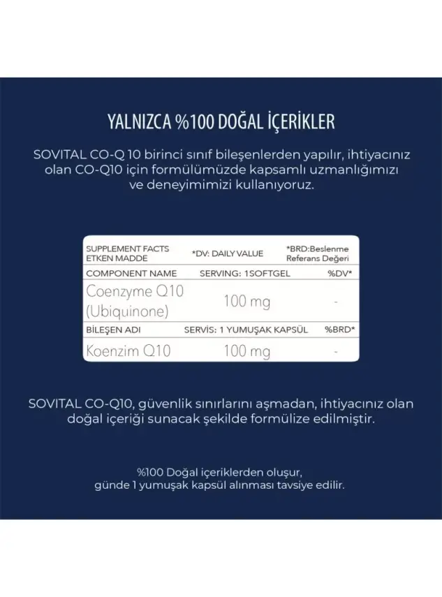 Sovital CO-Q10 60 Kapsül - 3