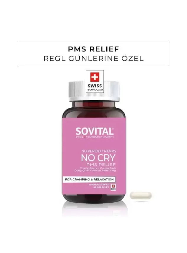 OUTLET - Sovital No Cry Takviye Edici Gıda 48 Kapsül - 1