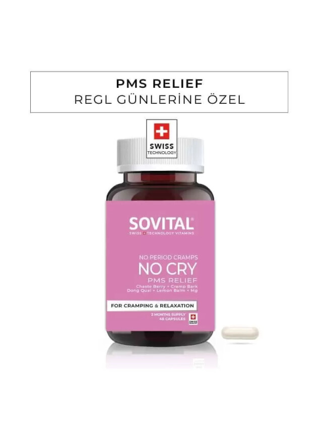 Sovital No Cry Takviye Edici Gıda 48 Kapsül - Sovital