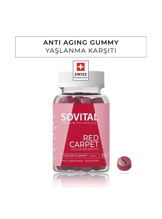 Sovital Red Carpet Collagen Boost 60 Tablet - Sovital