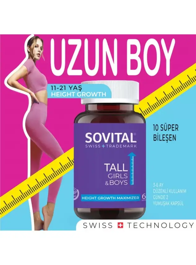 Sovital Tall Girls & Boys 60 Yumuşak Kapsül - 2