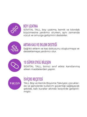 Sovital Tall Girls & Boys 60 Yumuşak Kapsül - 3