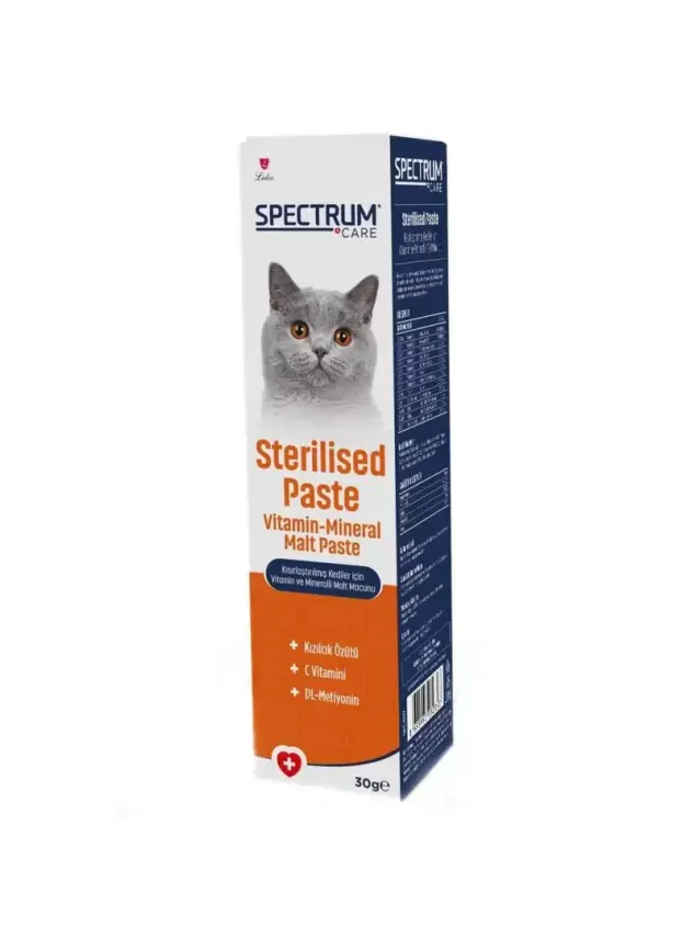 Spectrum Care Kısır Kediler İçin Vitamin Paste 30g - 1