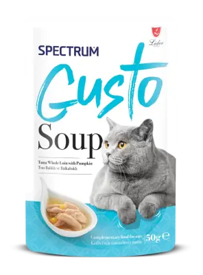 Spectrum Gusto Ton Balıklı ve Balkabaklı Kedi Çorba 50gr - Spectrum