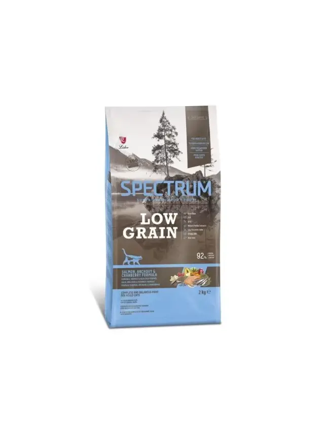 Spectrum Low Grain Salmon&Anchovy Adult Cats 2 Kg - 1