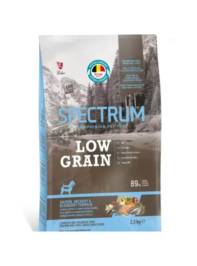 Spectrum Low Graın Salmon&Anchovy Formula for Mını Dog 2,5 Kg - 1