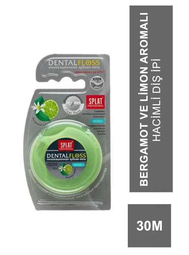 Splat Bergamot & Limon Diş İpi 30m - Splat
