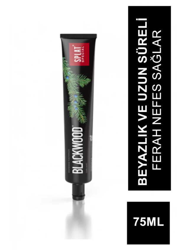Splat Blackwood Diş Macunu Güçlü Beyazlatma 75 ml - Splat