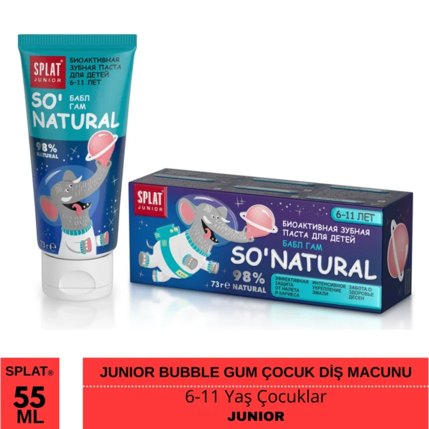 Splat Bubble Gum Çocuk Diş Macunu 6-11 Yaş 73gr - 1