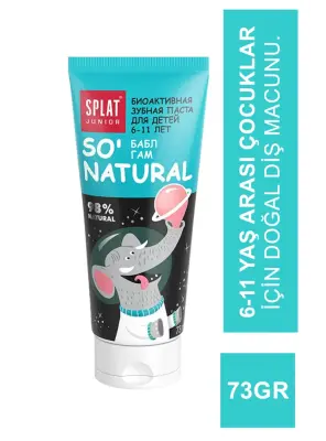 Splat Bubble Gum Çocuk Diş Macunu 6-11 Yaş 73gr - Splat
