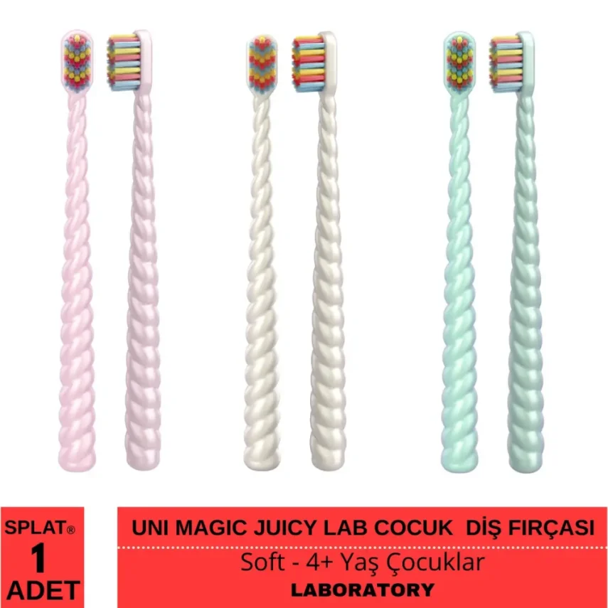 Splat Juicy Lab Gümüş Çocuk Diş Fırçası - 4