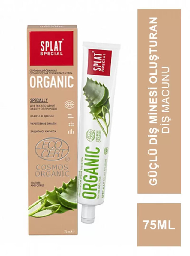 Splat Organic Aloe Vera Diş Macunu 75ml - Splat