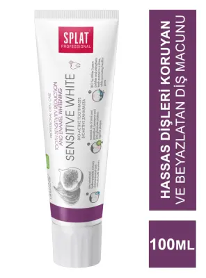 Splat Sensitive White Diş Macunu 100 ml - Splat