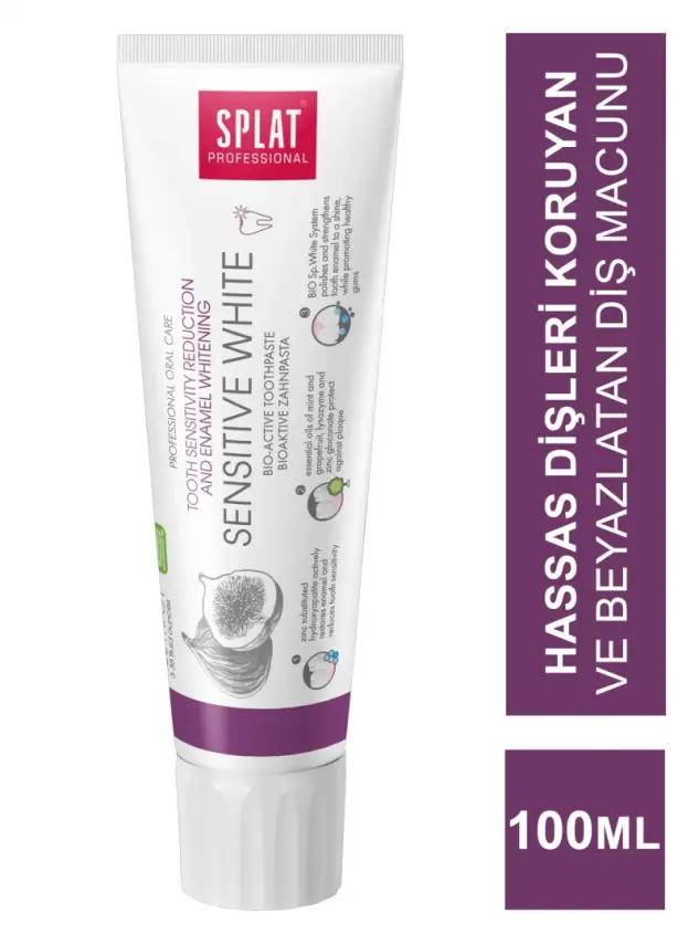 Splat Sensitive White Diş Macunu 100 ml - 1