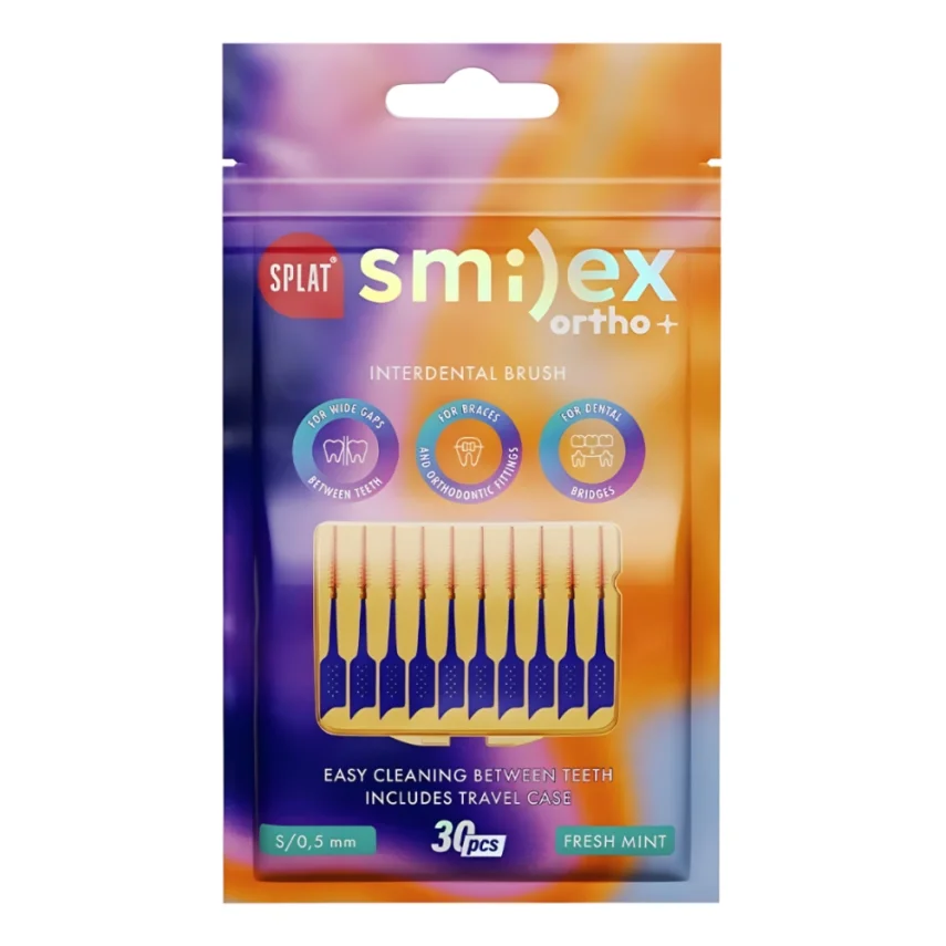 Splat Smilex Ortho Arayüz Fırçası Naneli 0,5 mm 30 Adet - 1