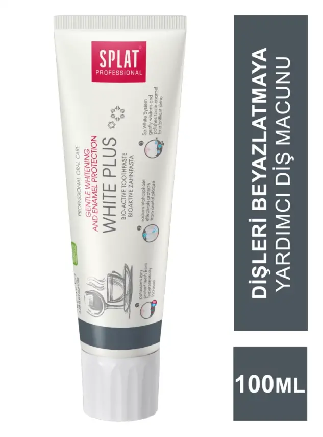 Splat White Plus İnovatif Diş Macunu 100ml - 1