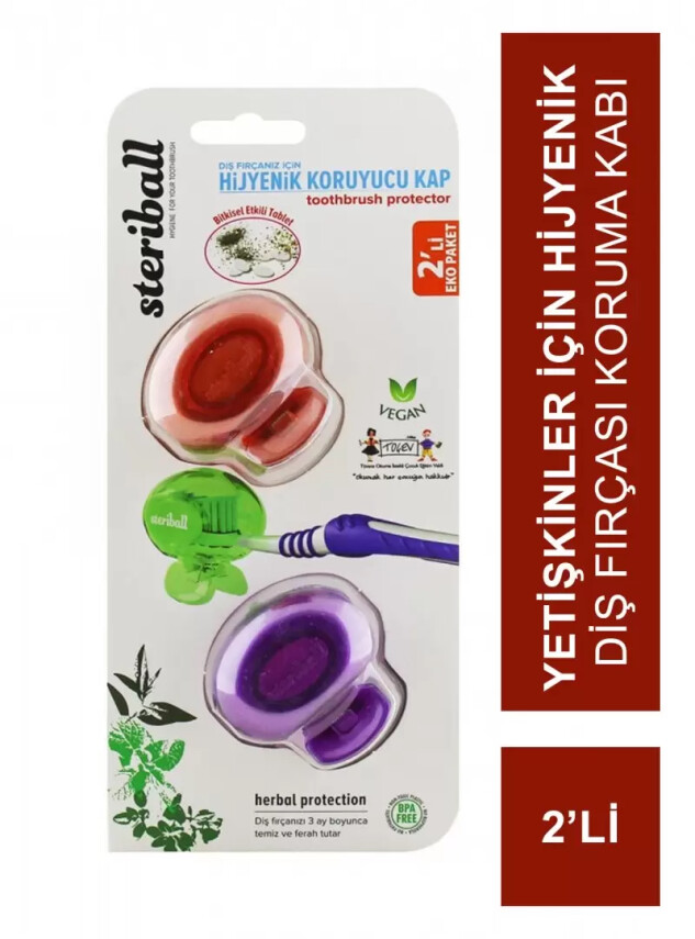 Steriball Hijyenik Koruyucu Kap 2 'li Paket - Yetişkin - - Steriball