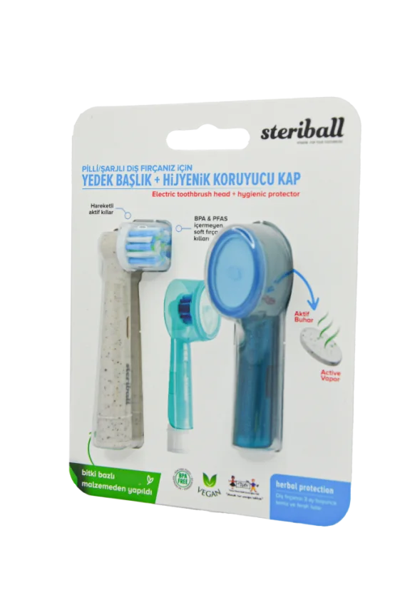 Steriball Yedek Başlık + Hijyenik Koruyucu Kapak - 1