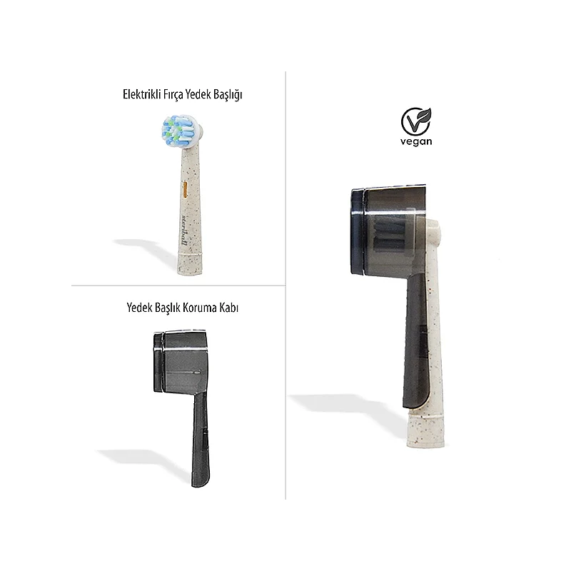 Steriball Yedek Başlık + Hijyenik Koruyucu Kapak - 2