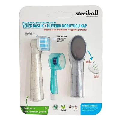 Steriball Yedek Başlık + Hijyenik Koruyucu Kapak - 1