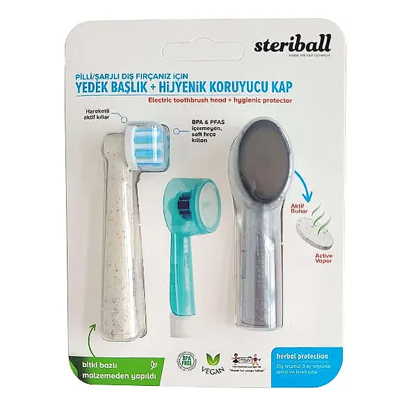 Steriball Yedek Başlık + Hijyenik Koruyucu Kapak - 1