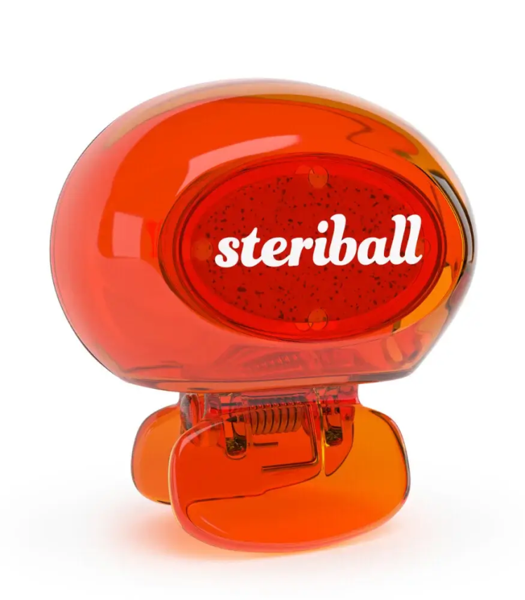 Steriball Yetişkin Diş Fırçası Koruyucu Hijyenik Kap - Turuncu - Limon Kokulu - 1