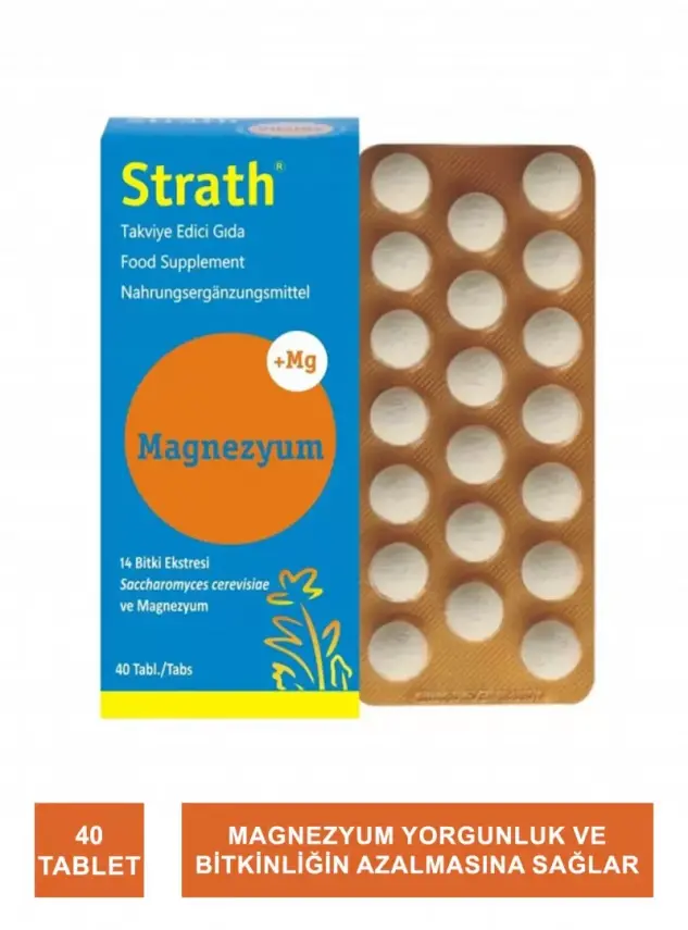 Strath Magnezyum Takviye Edici Gıda 40 Tablet - 1