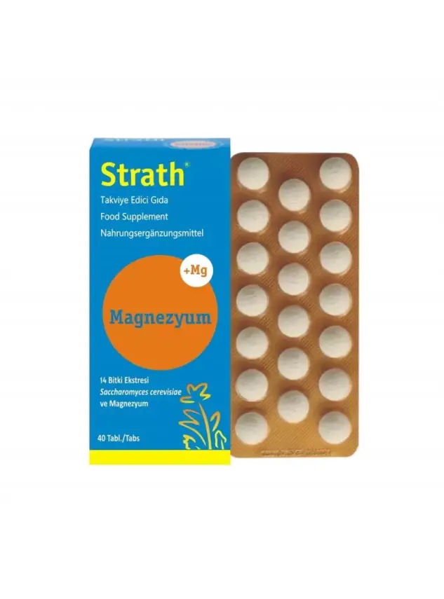 Strath Magnezyum Takviye Edici Gıda 40 Tablet - 2