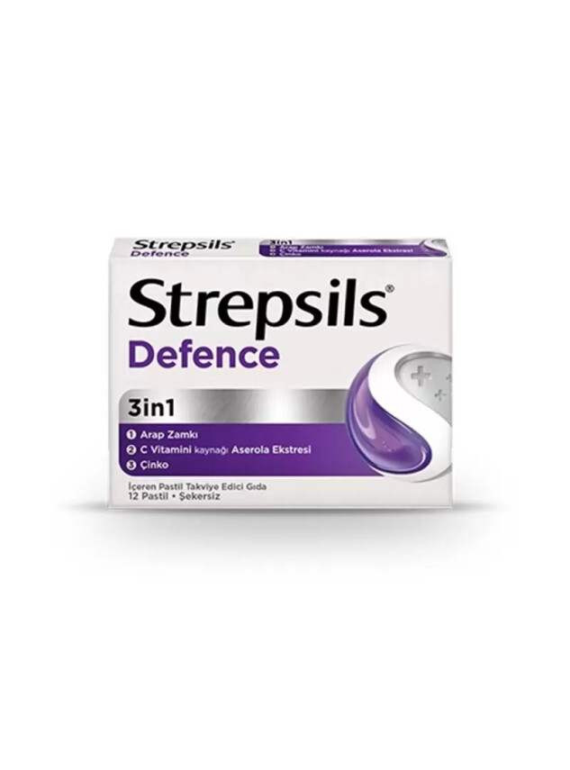 Strepsils Defence 3in1 12 Pastil - Strepsils