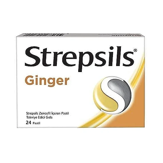 Strepsils Ginger Zencefil 24 Pastil - 1